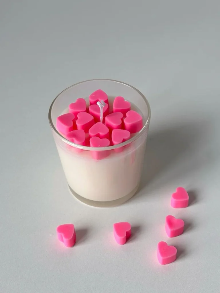 Positive Energy Rituals jar candle with handcrafted heart top