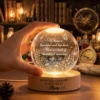 personalized crystal ball memorial night light, loss of mom, bereavement gift, beautiful soul, grieving loss of loved one gift,sympathy gift
