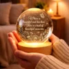 personalized crystal ball memorial night light, loss of mom, bereavement gift, beautiful soul, grieving loss of loved one gift,sympathy gift