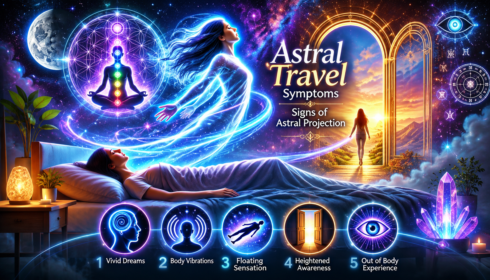Astral travel symptoms and astral projection experience guide