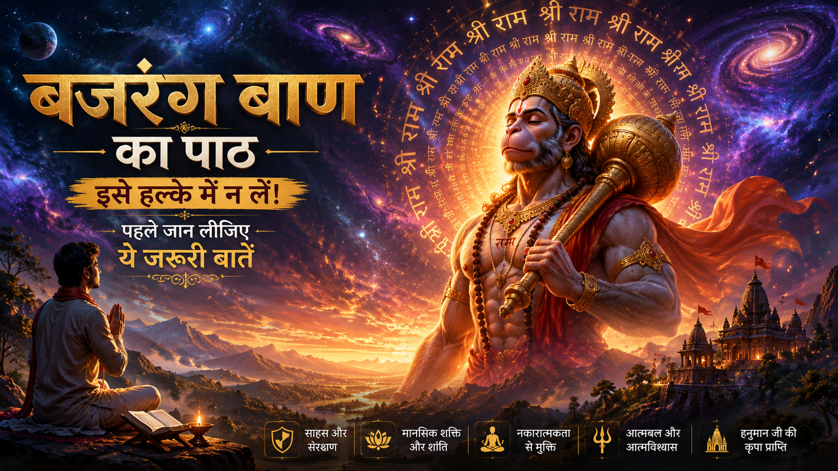बजरंग बाण को हल्के में न लें – पाठ से पहले जानें जरूरी नियम और सावधानियां